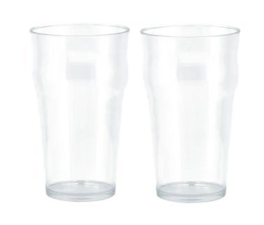 Travellife Feria Beer Glas clear  2 pcs