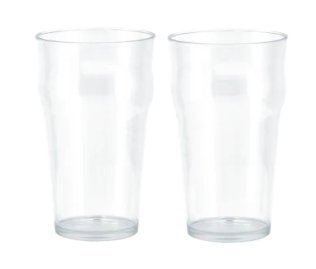 Travellife Feria Beer Glas clear 2 pcs