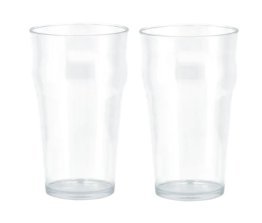 Travellife Feria Beer Glas clear 2 pcs